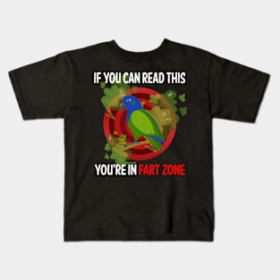 Fart Zone Pionus 01 Kids T-Shirt